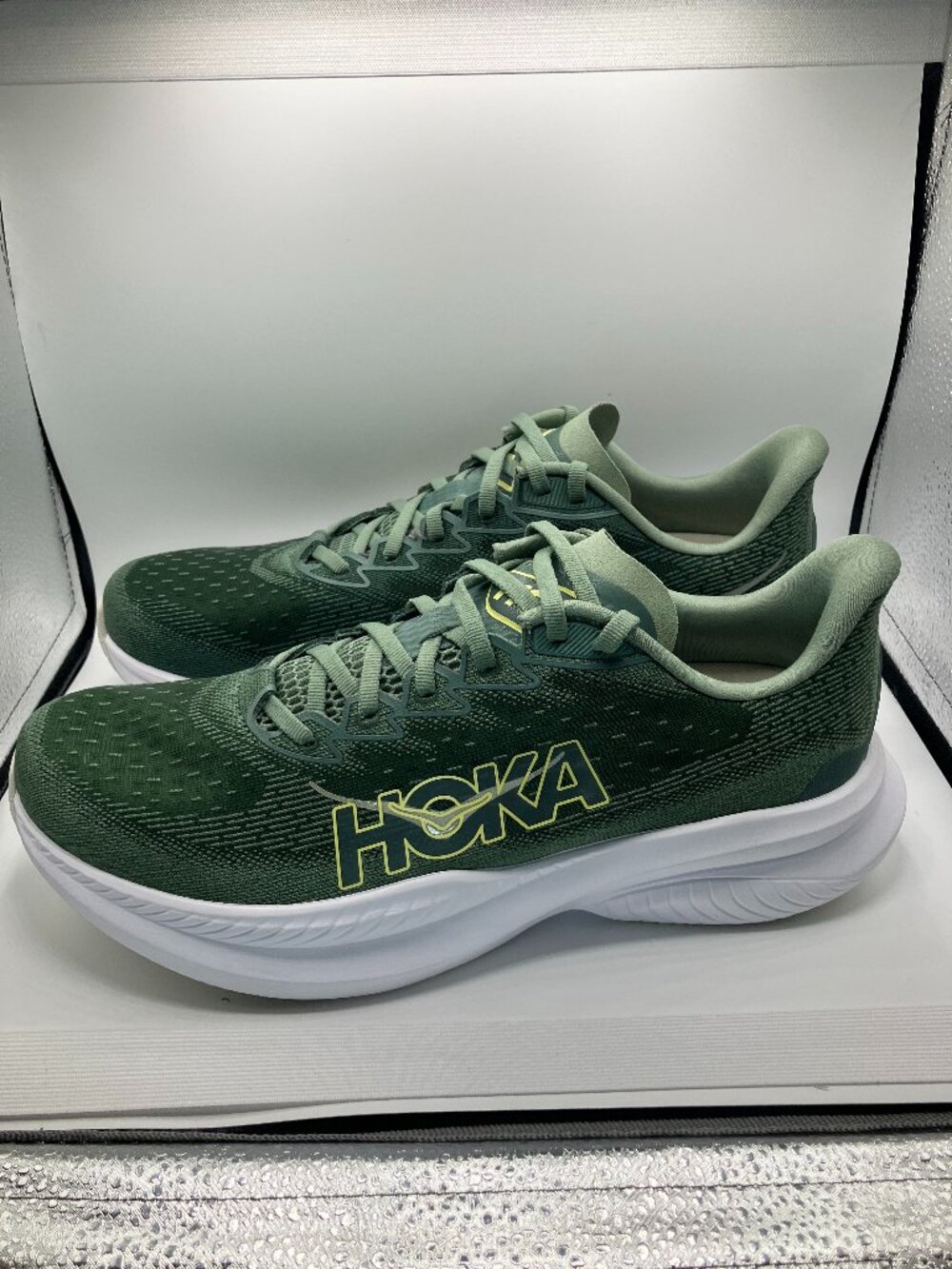 Hoka Mach 5 Men's Running Shoes Green New Never Worn‎